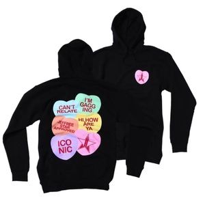 Jeffree Star Valentines Hearts Sweatshirt Sz: MED